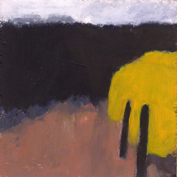 Cortijo amarillo - 20x20cm - Óleo Tabla -1998. VENDIDO